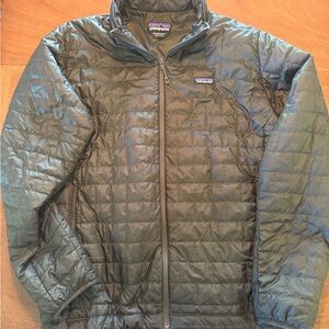 Patagonia Men's Olive Puffer Jacket